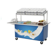 Low Temp Industries HWC-60 Streamline Hot Well Cart 60-3/8"W X 30"D X 34"H 14 Gauge Stainless Steel Top