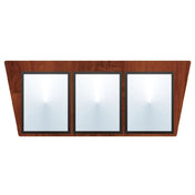 Hubert 19053 - Menu Board, 3-pocket, Wall-mount