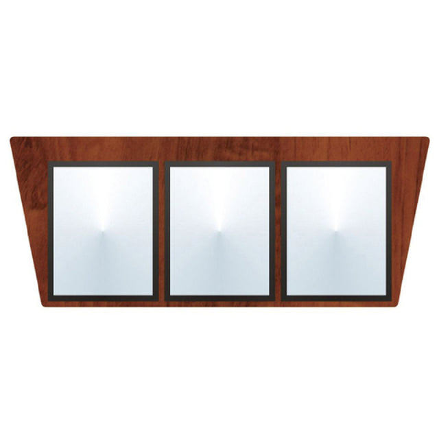 Hubert 19053 - Menu Board, 3-pocket, Wall-mount