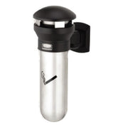 Rubbermaid FG9W3200SSBLA - Infinity™ Smoking Receptacle, 11-3/5" Dia. X 18"H, Wall Mount