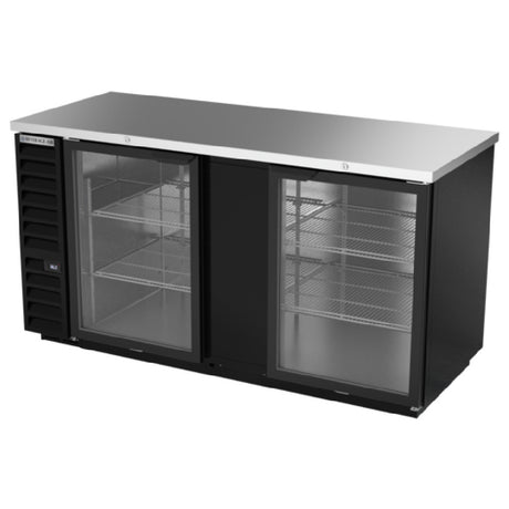 Beverage Air BB68HC-1-FG-B Refrigerated Food Rated Back Bar Storage Cabinet Two-section