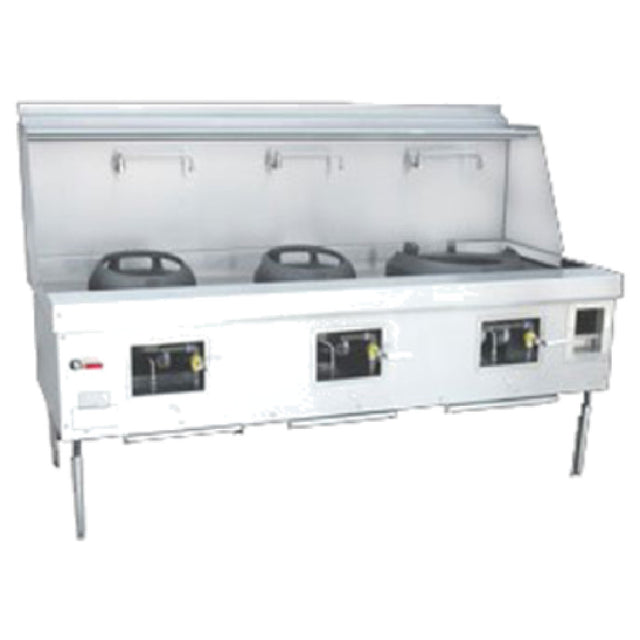 Town Y-3-STD York® Wok Range Gas (3) Chambers