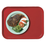 Cambro 1418CL675 Camlite® Tray Reinforced Edges 14" X 18" Steel Red