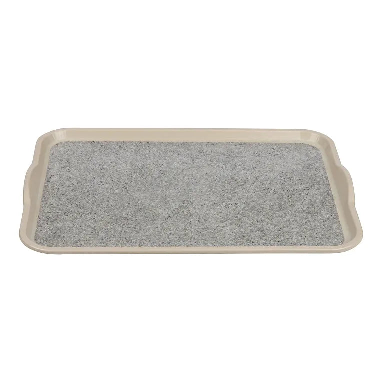 Cambro 1418VCH380 Versa Camtray® Rectangular 14" X 18" Ivory with Sahara