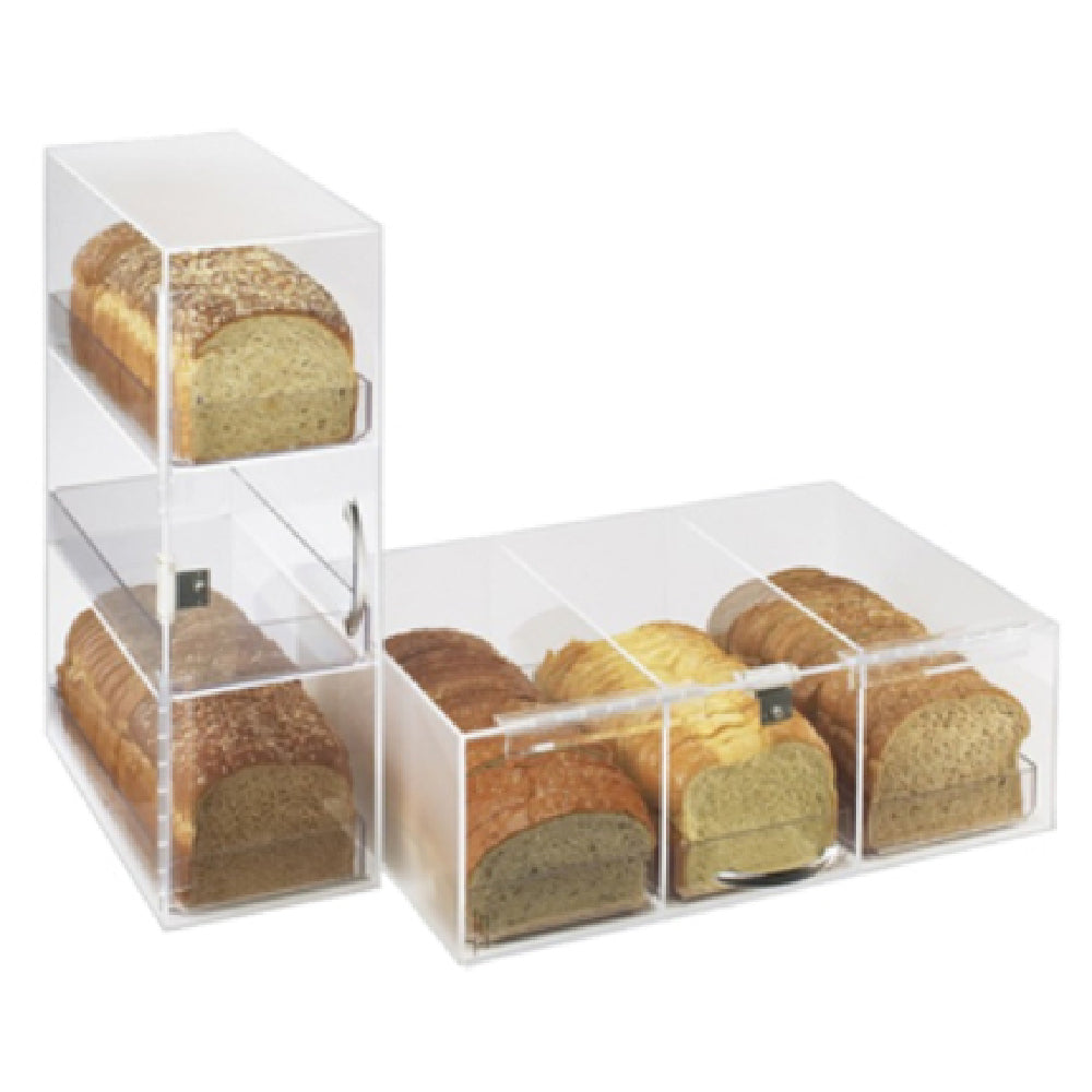 Cal Mil 1204P-12 Classic Bread Box 7"W X 17"D X 20"H 3-tier