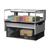 Turbo Air TOM-48L-UFD-S-1SI-N Drop-In Horizontal Open Display Case Low Profile