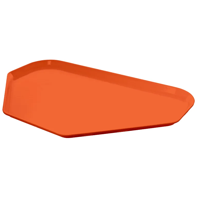 Cambro 1422TR220 Camtray® Trapezoid 14" X 22" Citrus Orange
