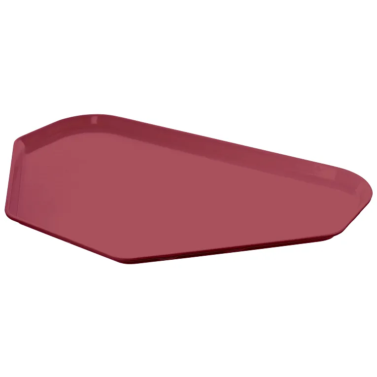 Cambro 1422TR410 Camtray® Trapezoid 14" X 22" Raspberry Cream