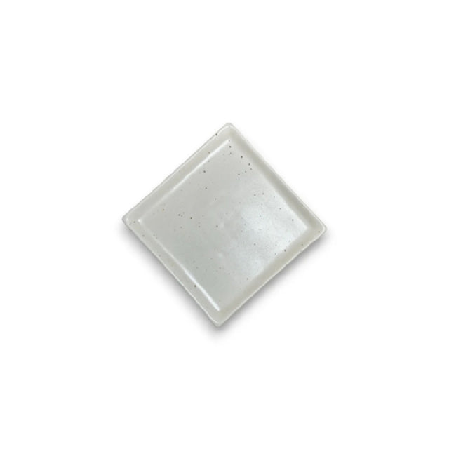 By The Earth Living SP059 Square Platter 8" X 8" Speckled