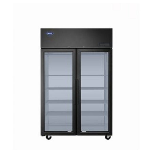 Atosa USA, Inc. PLUS-F2B-GD-S-PT - Top Mount Pass-Thru Refrigerators, 53"W, Front And Rear Glass Doors