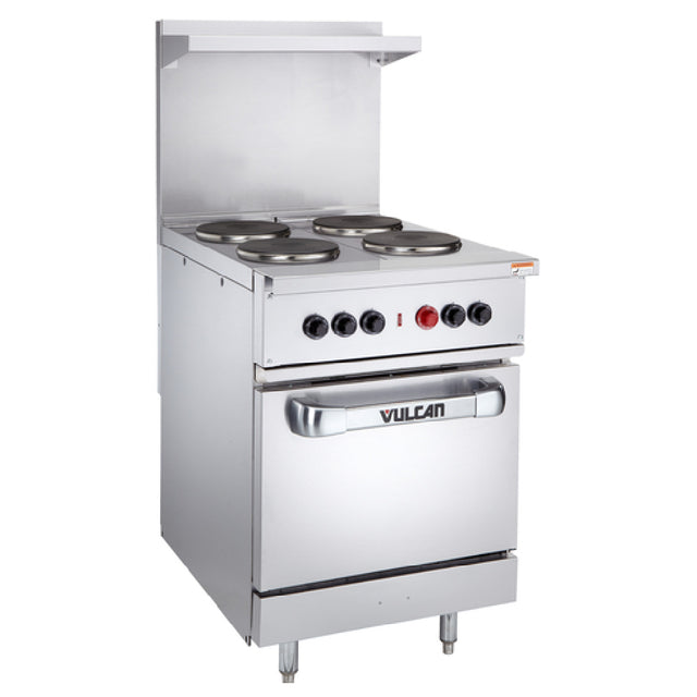 Vulcan EV24S-4FP240 Restaurant Range Electric 24"