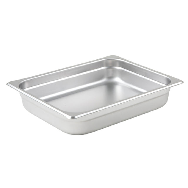 Winco SPJL-202 Steam Table Pan 1/2 Size 10-3/8" X 12-3/4" X 2-1/2" Deep