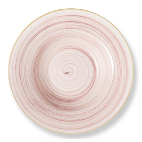 Bon Chef 2060006P-R Tavola Deep Rim Plate 11.75" Dia. X 2.75"H Alumina Vitrified