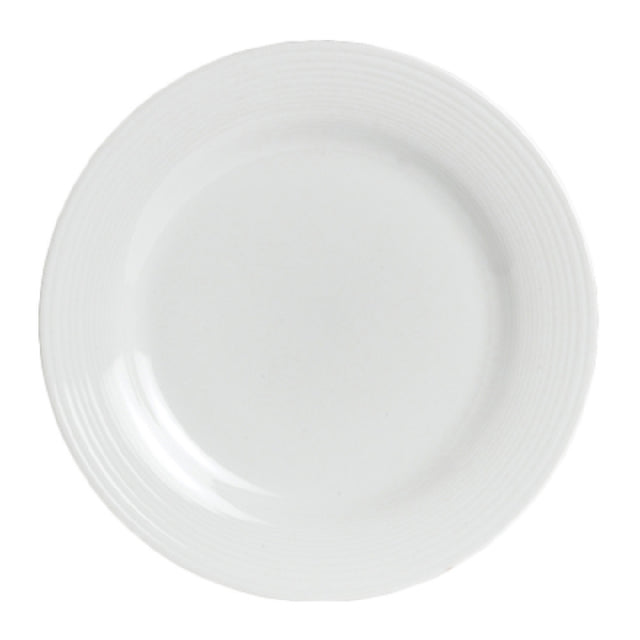 Steelite 6305P602 Dinner Plate 10-5/8" Dia. Wide Rim Porcelain
