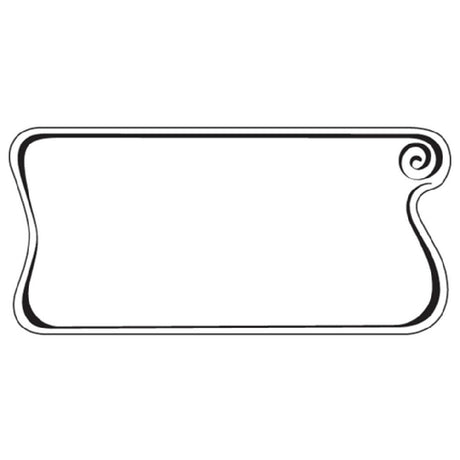 Hubert 28503 - Merchandising Tag, 4-1/4" X 2-1/8"H, Rectangular