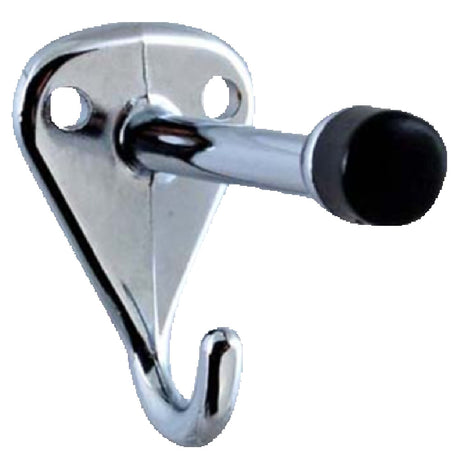 Franklin Machine Products 141-2145 Coat Hook With Bumper Chrome-plated Zinc