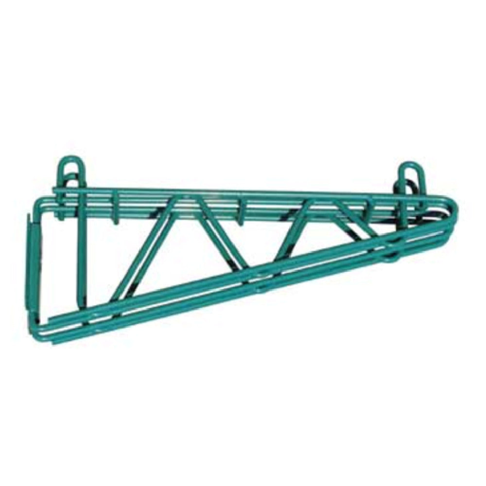 Serv-Ware GRDWMB24-CWP - Serv-Ware - Wire Shelving - 24 Green Epoxy Double Wall Bracket