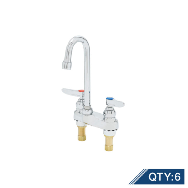 T&S Brass B-0874-M Lavatory Faucet Deck Mount 4" Centers