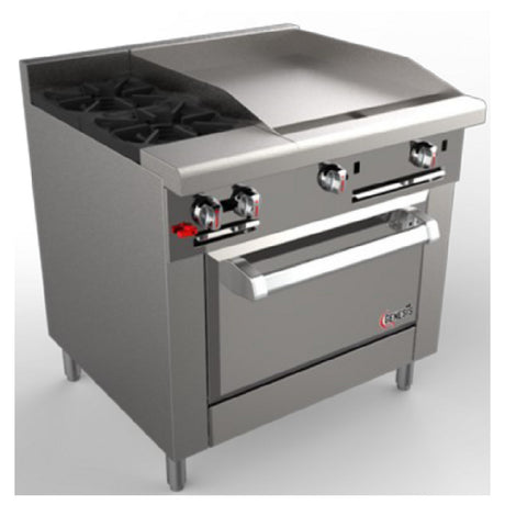 Venancio G36ST-12B24G_LP Genesis Series Restaurant Range Gas 36"W