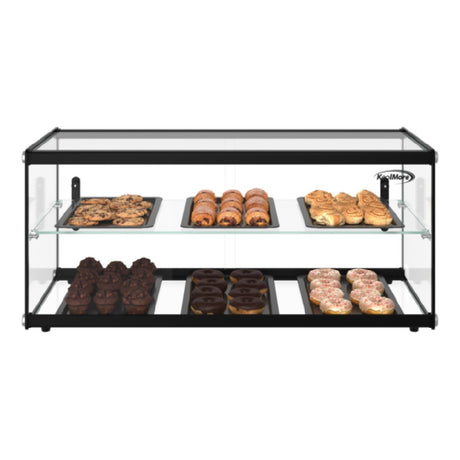 Koolmore KM-DC-3CSBK Display Case 32-1/5"W X 14-1/5"D X 14-1/2"H 4.2 Cu. Ft. Capacity