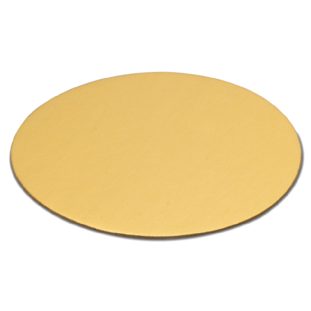 JB Prince B942 Pastry Board 4" Dia. Foil Laminated Cardboard