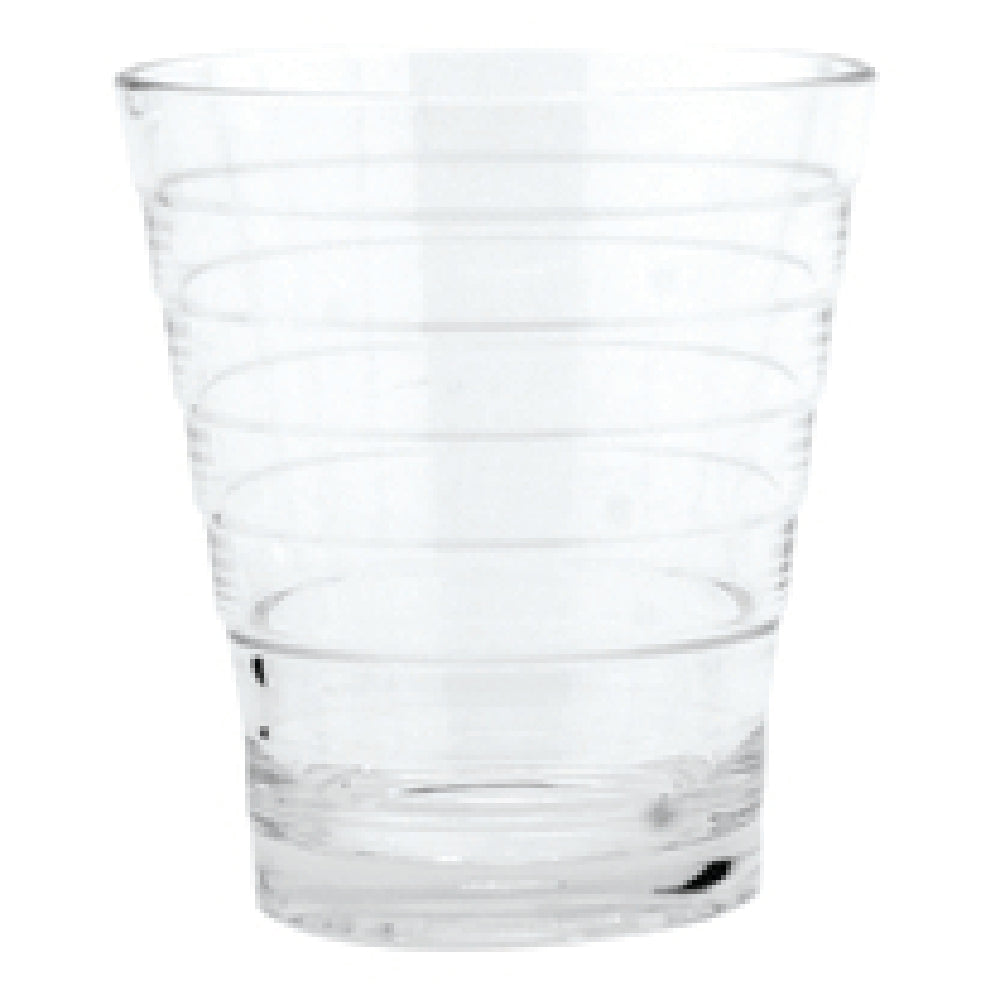 GET Enterprises SW-1712-CL Cirq™ Rocks Tumbler 12 Oz. (12.8 Oz. Rim-full) 3-5/8" Dia. X 4" H