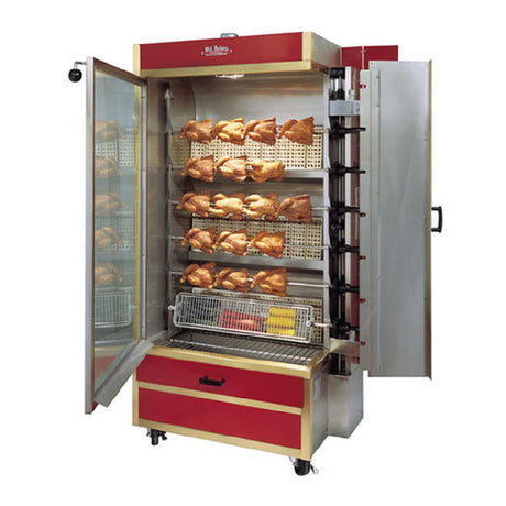 Hickory Industries Inc. N/7EP OPT 32 Electric Rotisserie Oven 7-spit 28-35 Chicken Capacity