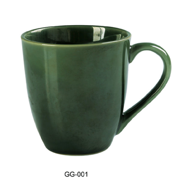 Yanco GG-001 Green Gem Mug 12 Oz. 3-5/8" Dia. X 4"H