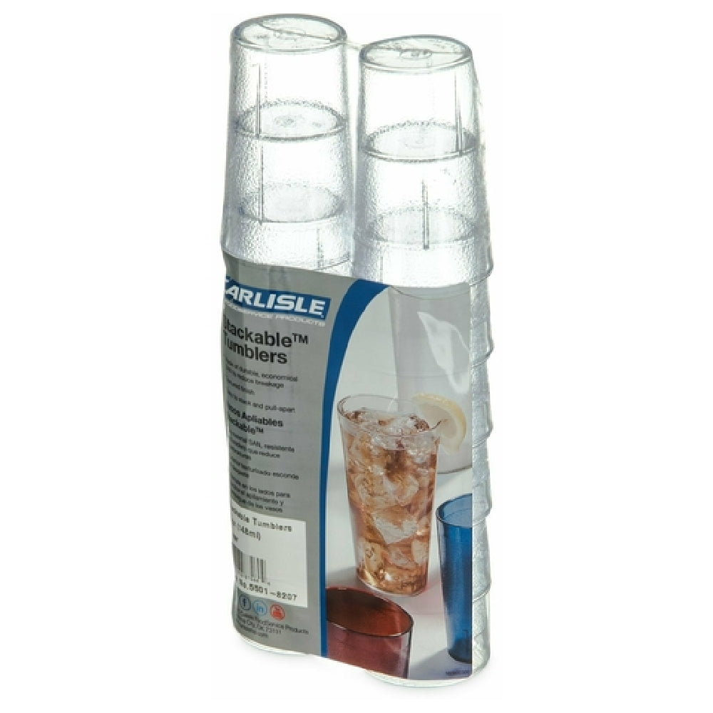 Carlisle 5526-8207 Carlisle Stackable™ Tumbler 8 Oz. (8.10 Oz. Flush Fill)