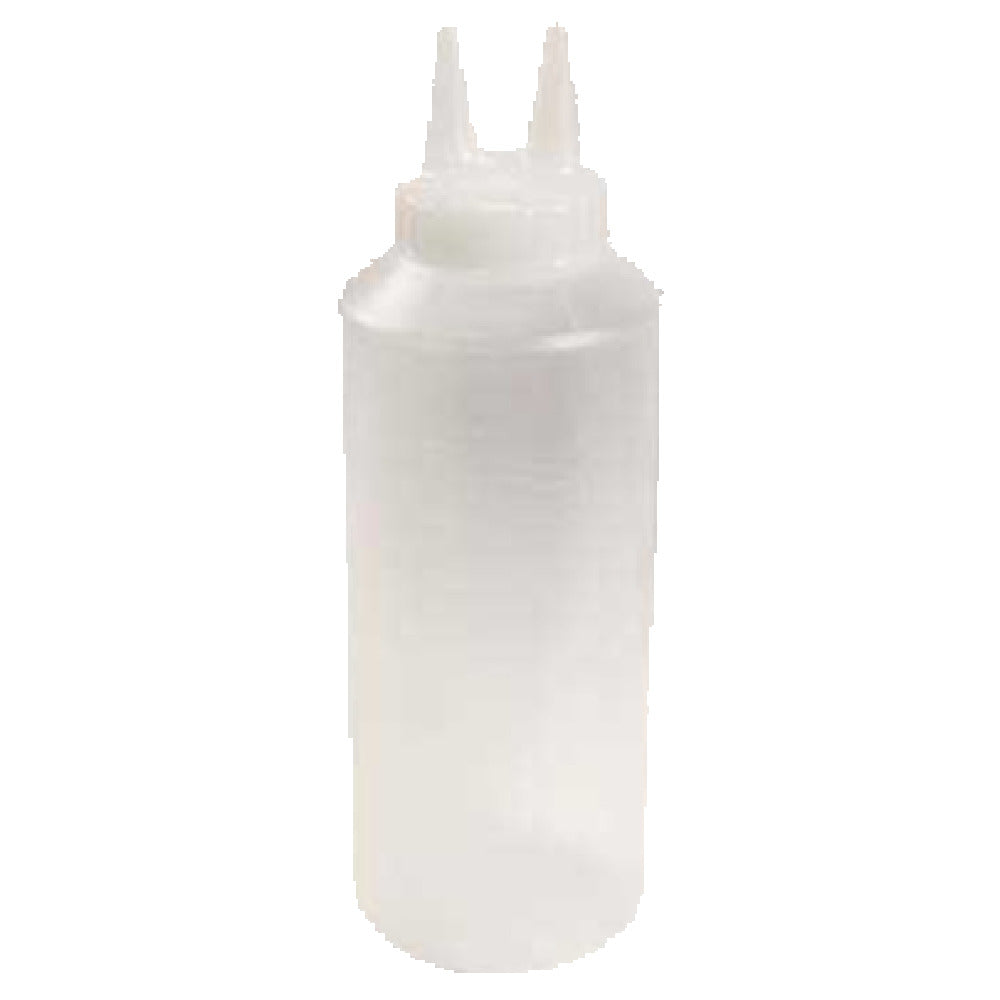 Franklin Machine Products 280-1401 Twin-Tip™ Squeeze Bottle 12 Oz. Double Tip