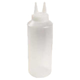 Franklin Machine Products 280-1401 Twin-Tip™ Squeeze Bottle 12 Oz. Double Tip