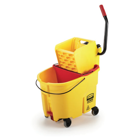 Rubbermaid 2031764 - WaveBrake® Mopping Combo, 35 Qt. Bucket Capacity, Side Press Wringer Drain