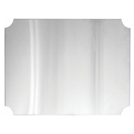 Hubert 92616 - Solid Top, 24" X 18", Notched Corners