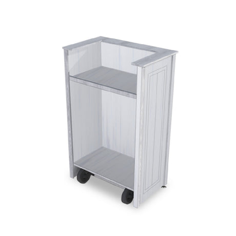 Forbes Industries 3770 - Beacon Outdoor Host Station, 30”W X 18"D X 48”H, Woodgrain HDPE