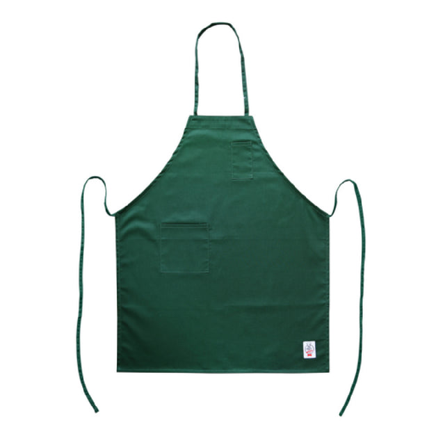 CAC China APBB-2GN Chef's Pride Bib Apron 26"W X 33"L Full Length