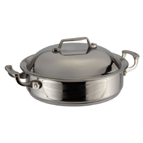 Bon Chef 60001WAVE Cucina Sauté Pan 4 Qt. 11-3/16" Dia. X 2-7/8"H