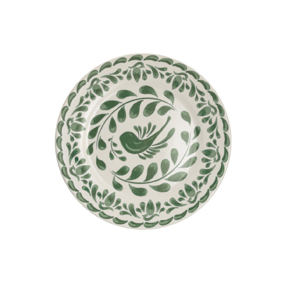 Steelite A124P101 - Rimmed Rolled Edge Plate, 7.5", Paloma Palm