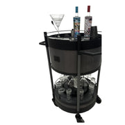 Forbes Industries 5592 - Circa Bar Cart, 24.25"W X 34.75"L X 42"H, Executive