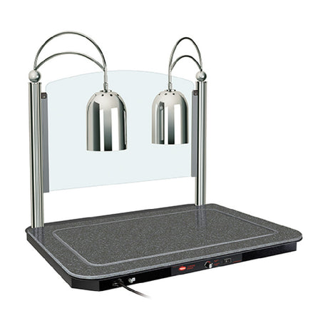 Hatco DCSB2-3624-2 - Decorative Carving Station With Two Heat Lamps (clear Bulbs Included)