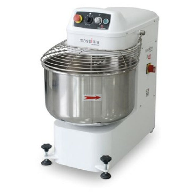 AMPTO M50MV - Mecnosud® Spiral Dough Mixer, Variable Speed 95 To 280 Rpm, 50kg (110lbs) Dough Capacity