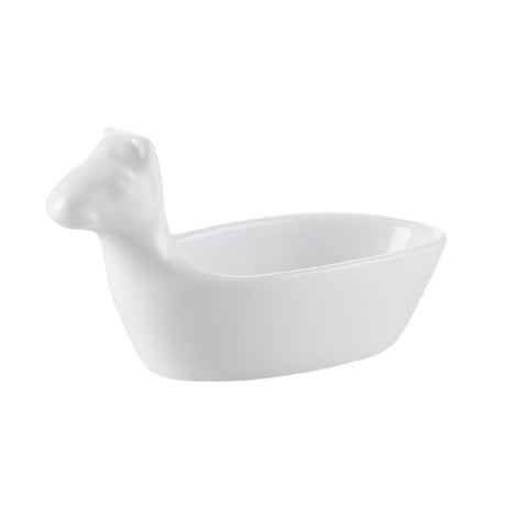 CAC China ANM-12 Gourmet Collection Animal Dish Set Includes: (7) 3-1/2 Oz. 5"L X 2-1/4"W X 2-3/4"H