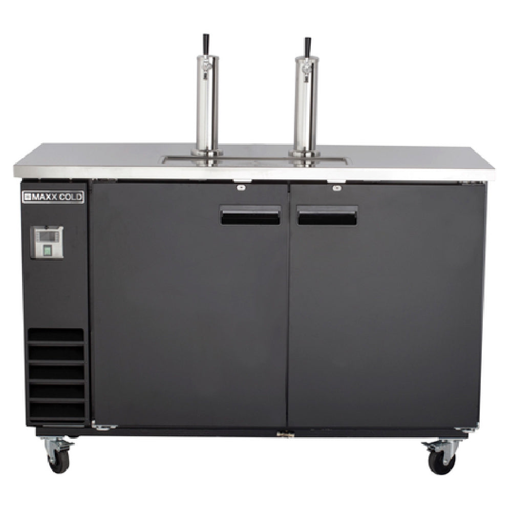 Maxximum MXBD60-2BHC Maxx Cold X-Series Keg Cooler With Dual Towers Two-section