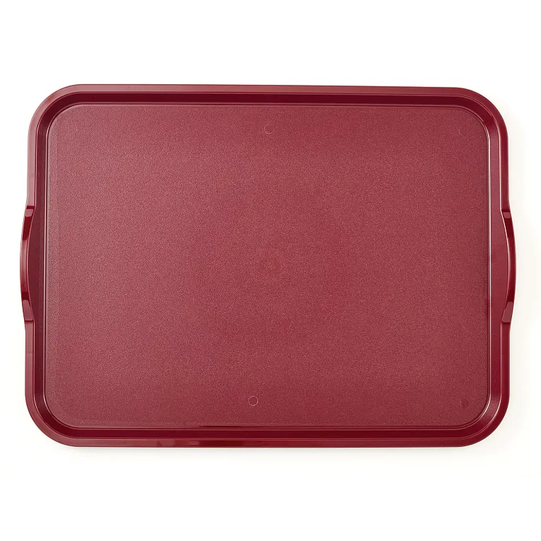 Cambro 1520CWH488 Camwear® Tray 15" X 20" Rectangular with Handles Dark Cranberry