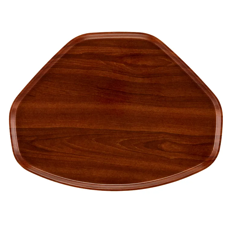 Cambro 1520TR308 Camtray® Trapezoid 14-9/16" X 19-1/2" Burma Teak