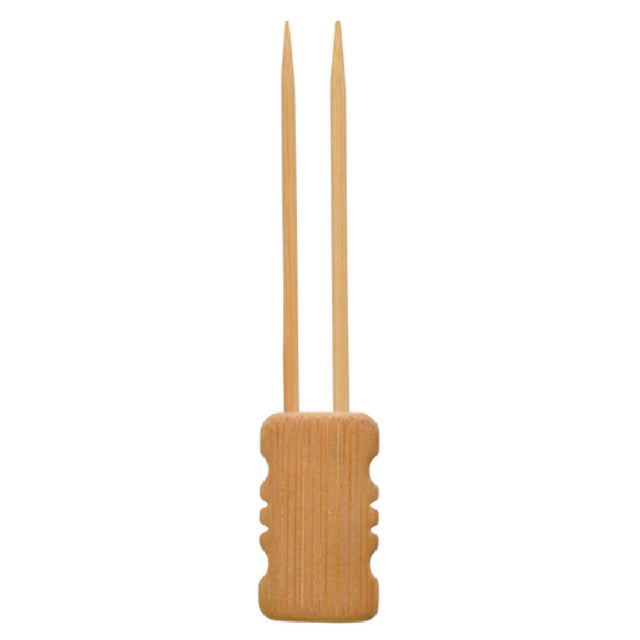 PacknWood 209BBMBOLA15 - Mbola Skewer, 5.9", Double Prong