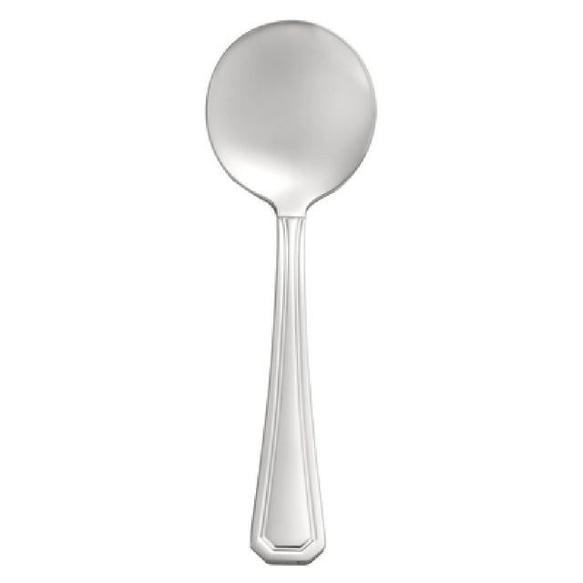 CAC China 8006-04 Lux Bouillon Spoon 5-7/8"L Extra Heavy Weight