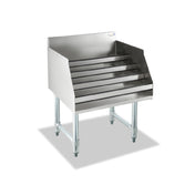 Steel Works Stainless SWLDR-1824 Underbar Raised Liquor Bottle Display Unit 24" X 18"