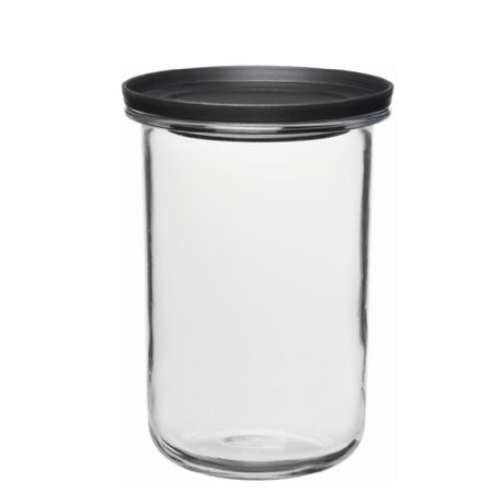 Anchor Hocking 13867 Goode Sundry Jar 1 Gallon With Black Lid