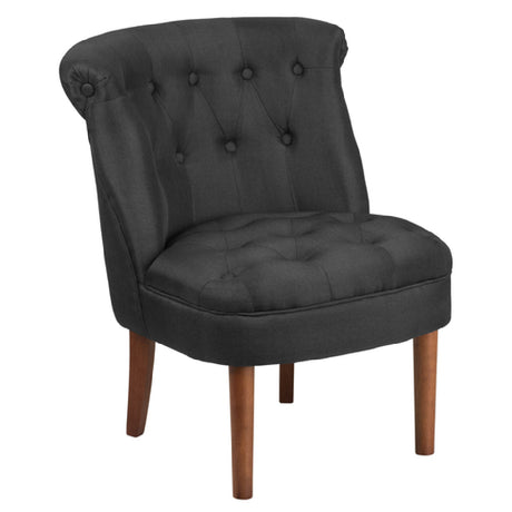 Flash Furniture QY-A01-BK-GG Hercules Kenley Series Accent Side Chair Mid-century Design