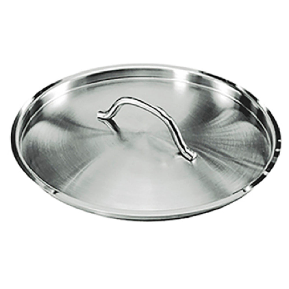 Thunder Group SLSPS024C Lid For SLSPS024 Stock Pot And SLSAP070 Sauté Pan 18/8 Stainless Steel